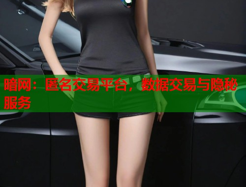 暗网:匿名交易平台,数据交易与隐秘服务 暗网:匿名交易平台,数据交易与隐秘服务