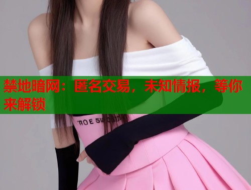 禁地暗网:匿名交易,未知情报,等你来解锁 禁地暗网:匿名交易,未知情报,等你来解锁