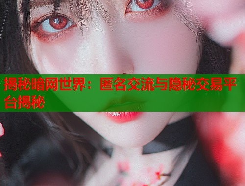 揭秘暗网世界:匿名交流与隐秘交易平台揭秘 揭秘暗网世界:匿名交流与隐秘交易平台揭秘
