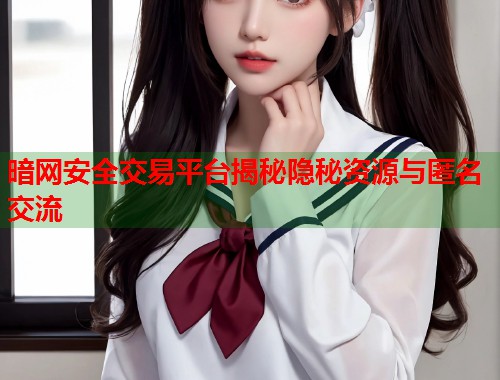 暗网安全交易平台揭秘隐秘资源与匿名交流 暗网安全交易平台揭秘隐秘资源与匿名交流
