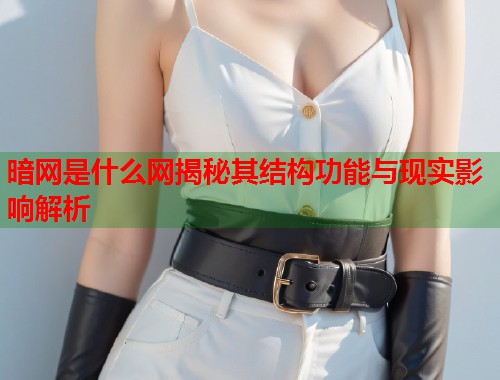 暗网是什么网揭秘其结构功能与现实影响解析