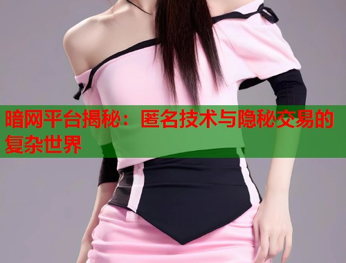 暗网平台揭秘：匿名技术与隐秘交易的复杂世界