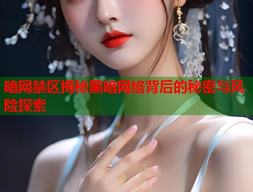 暗网禁区揭秘黑暗网络背后的秘密与风险探索