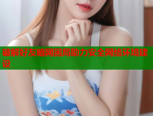 破解好友暗网困局助力安全网络环境建设