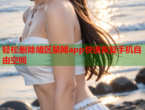 轻松删除暗区禁网app快速恢复手机自由空间